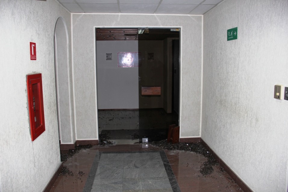 Ataque oficina del Alcade Ledezma (2)