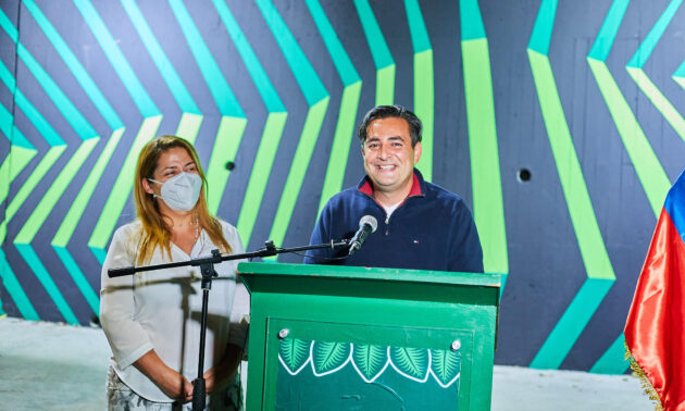 Darwin González inaugura mural cinético en Caurimare