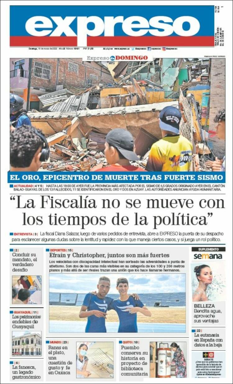 Portadas De Los Diarios Del Confirmado