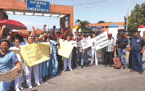 Personal del hospital Simón Bolívar de Mariara paralizaron actividades