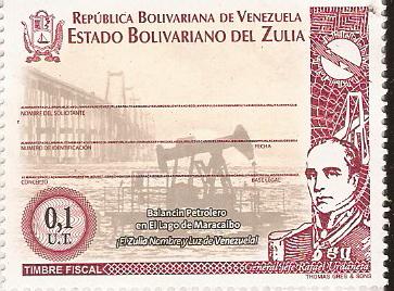 estampilla estado bolivariano del zulia