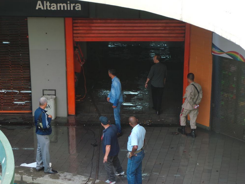 Reabierta estación Altamira tras inundación