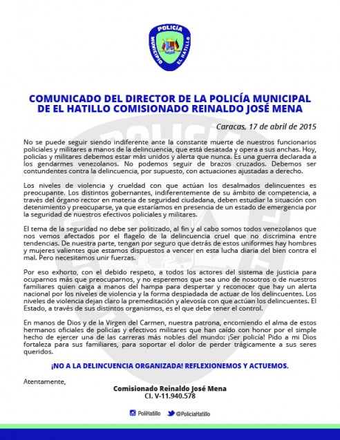 ComunicadoDirPolihatillo