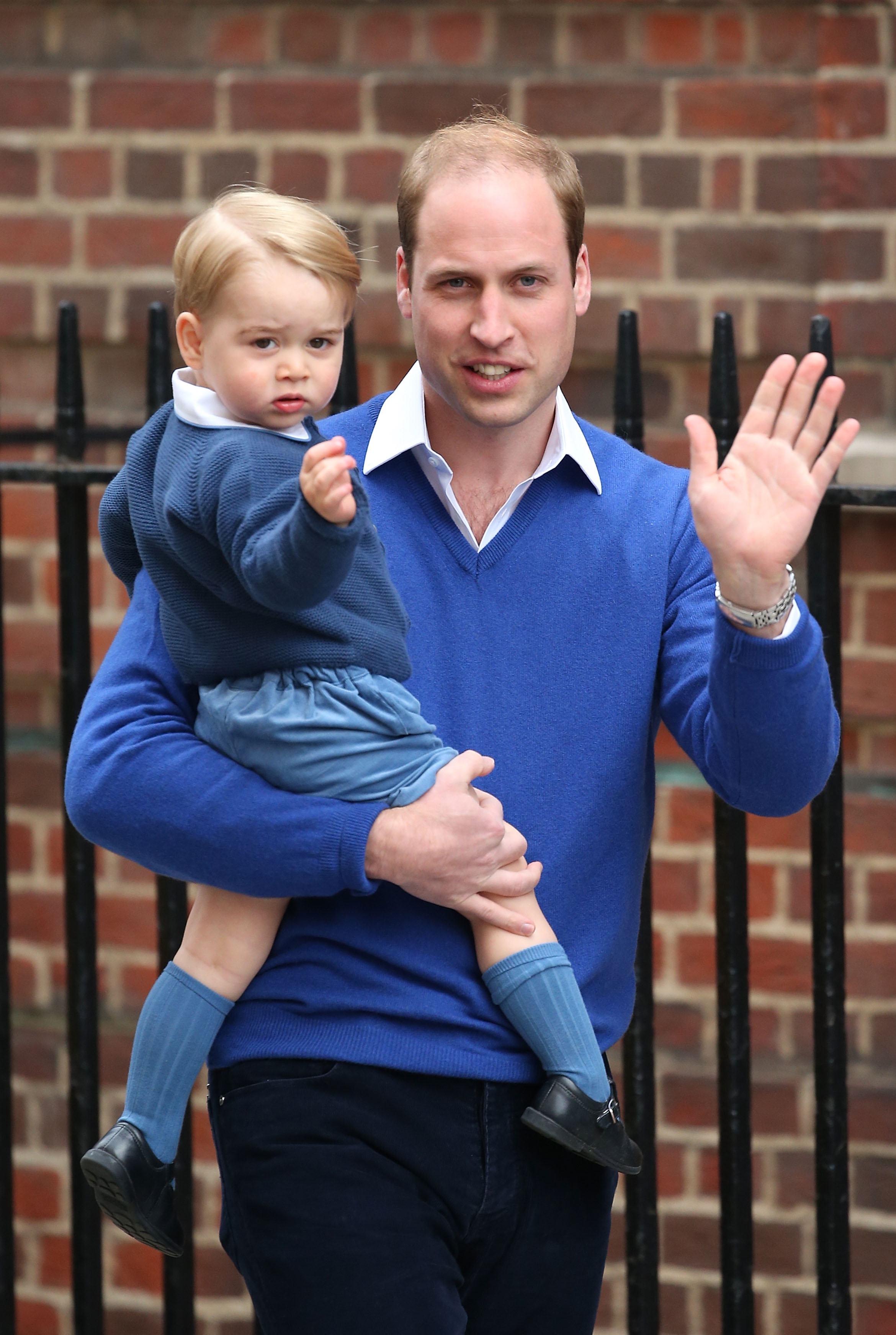 The Duke And Duchess Of Cambridge Depart The Lindo Wing With Thier Daughter