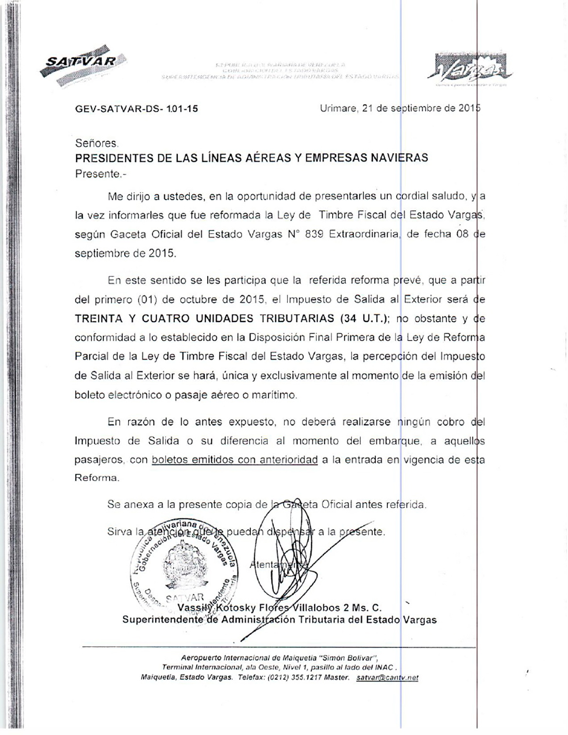 Comunicado1170GacetaVargas-1