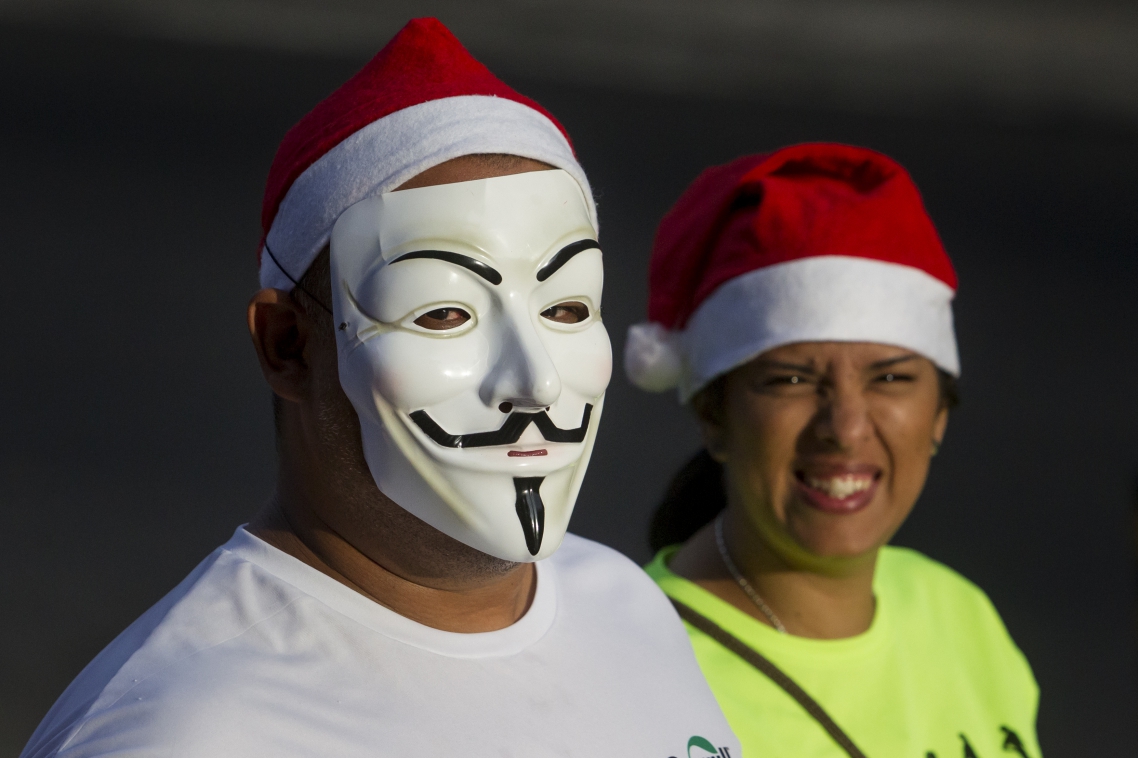 CARRERA DE NAVIDAD "SANTA RUN" EN CARACAS