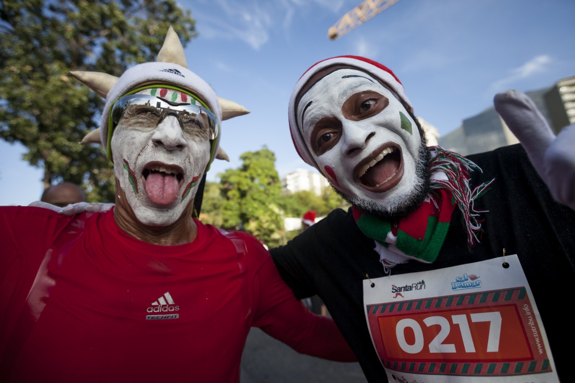 CARRERA DE NAVIDAD "SANTA RUN" EN CARACAS