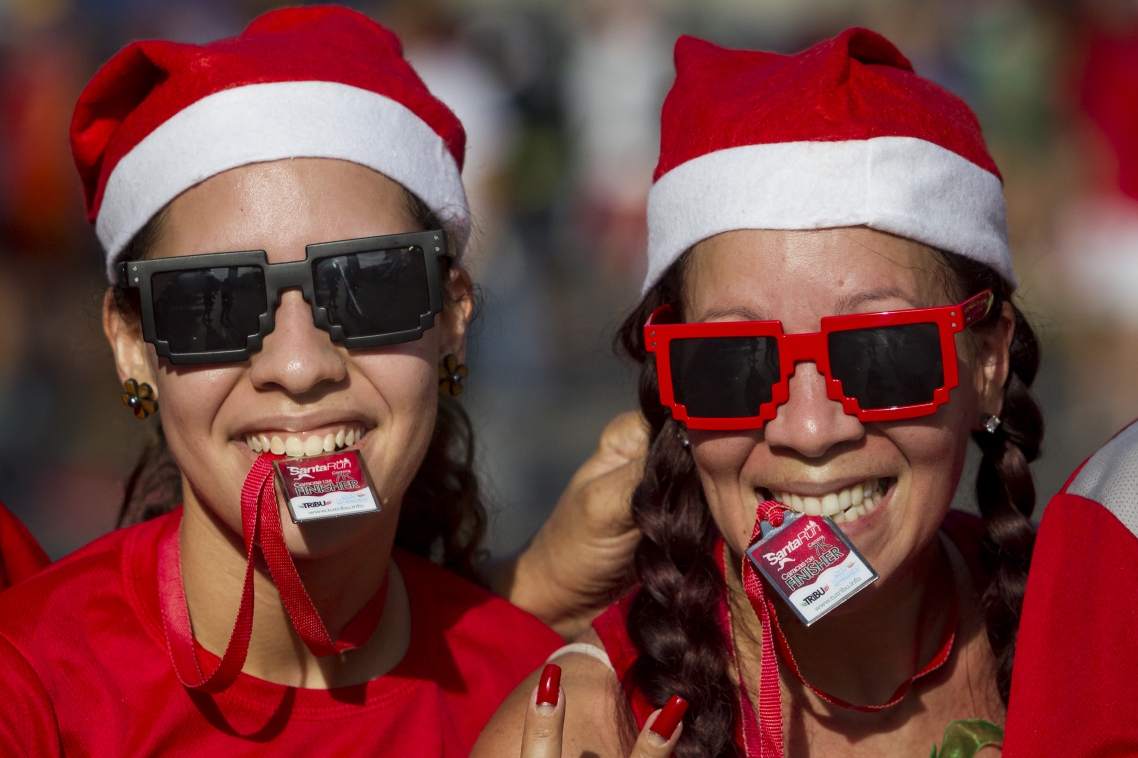 CARRERA DE NAVIDAD "SANTA RUN" EN CARACAS