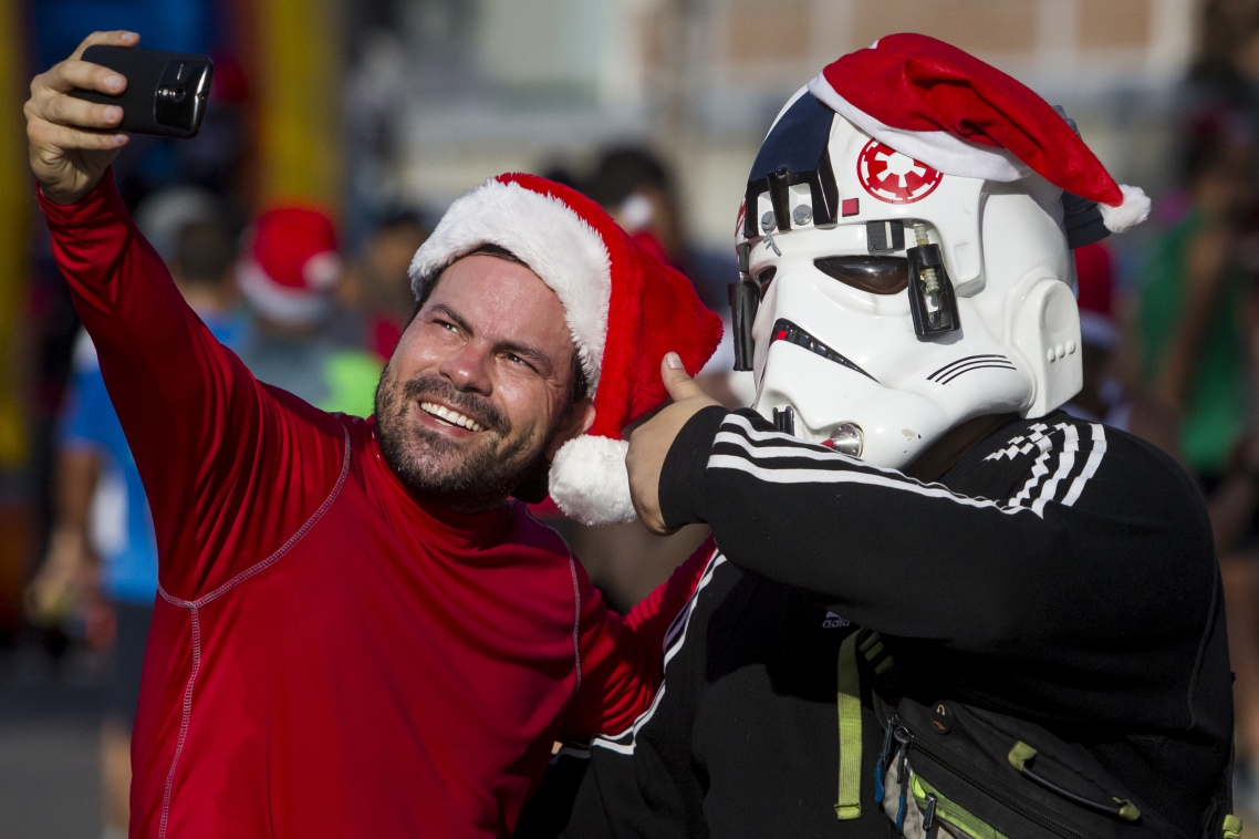 CARRERA DE NAVIDAD "SANTA RUN" EN CARACAS