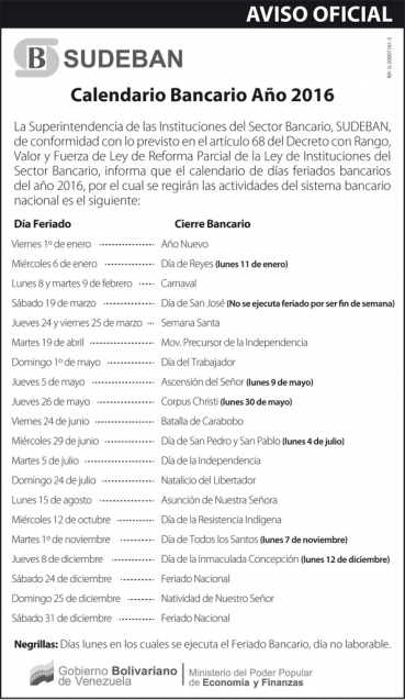 CalendarioBancarioSudeban2016