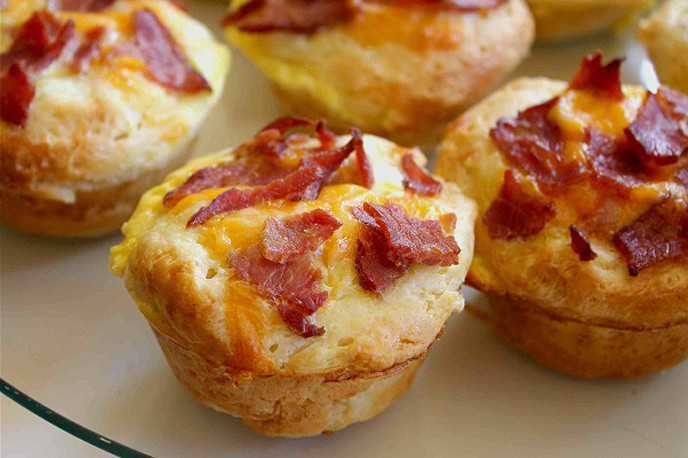 Muffins De Huevo Con Tocino, ¡riquísimos! - Confirmado