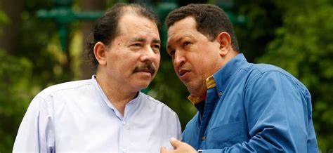 Chavez con Daniel Ortega