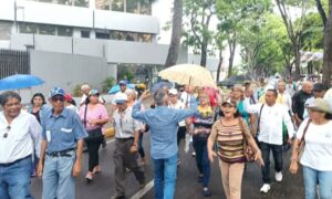 Ovcs contabilizó más de 20 protestas de pensionados este lunes