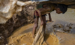Niños del estado Bolívar abandonan la escuela por la minería artesanal