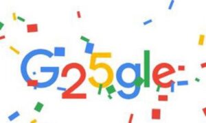 Google celebra sus 25 años con un doodle