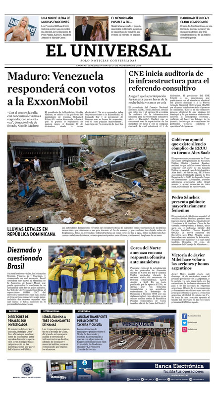 Portadas De Los Diarios Del