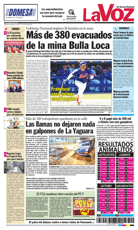 Portadas De Los Diarios Del