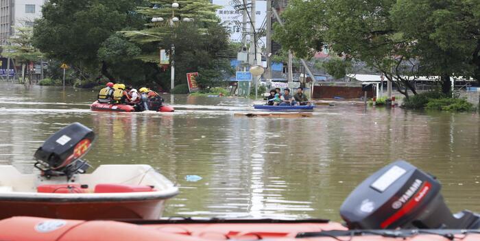Cuatro muertos y 10 desaparecidos tras fuertes lluvias en China