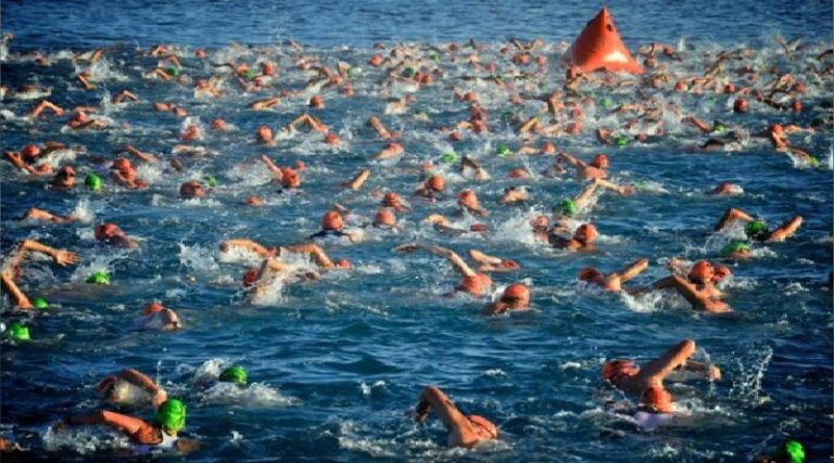 Más de 400 atletas participaron en la XXXII Paso a Nado entre los ríos Orinoco y Caroní