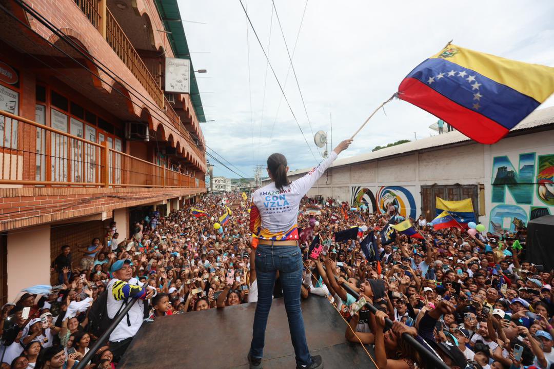 María Corina tras su paso por Amazonas: «Esto es indetenible»