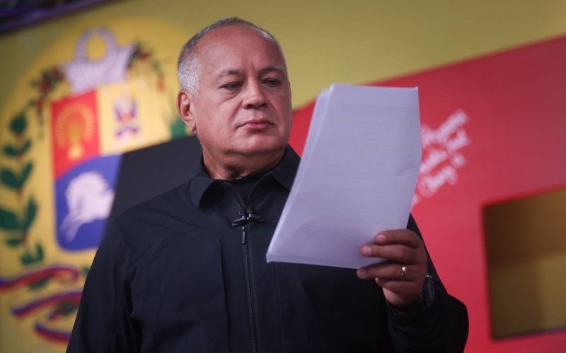 Cabello dice que la oposición quiere iniciar una guerra civil tras el 28J
