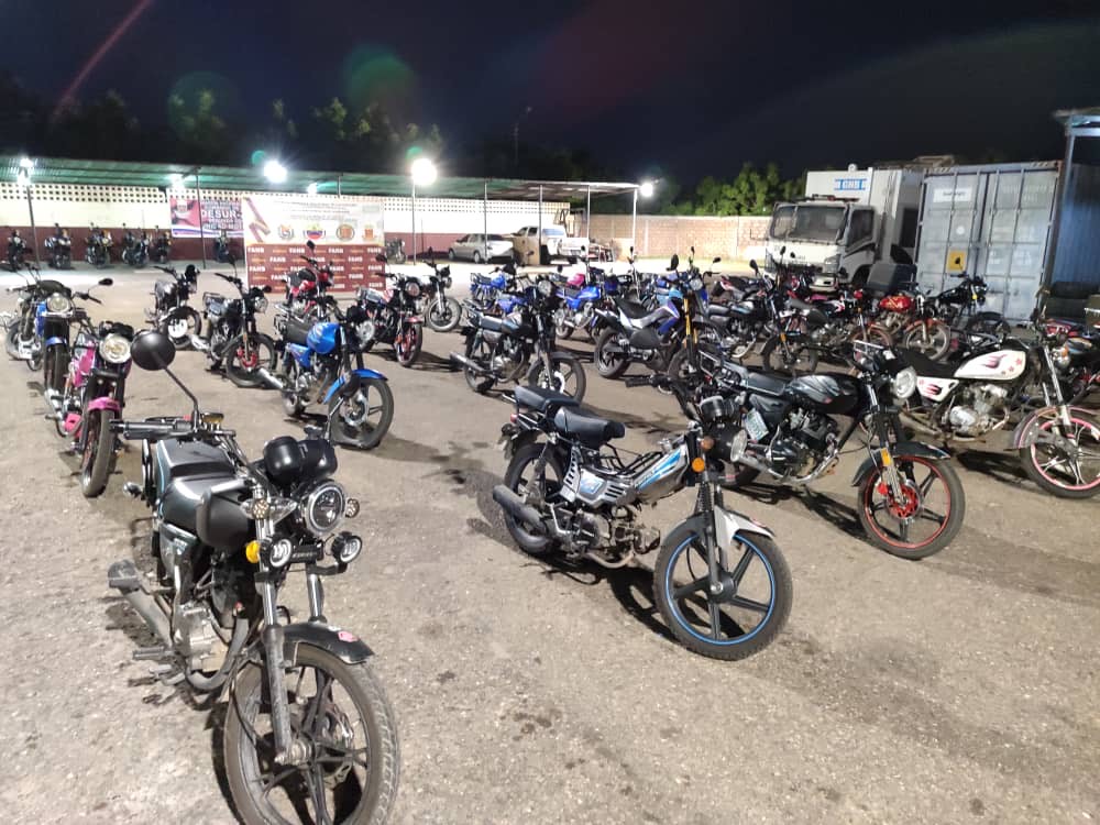 GNB retuvo 42 motos durante patrullaje en los municipios Maracaibo y San Francisco