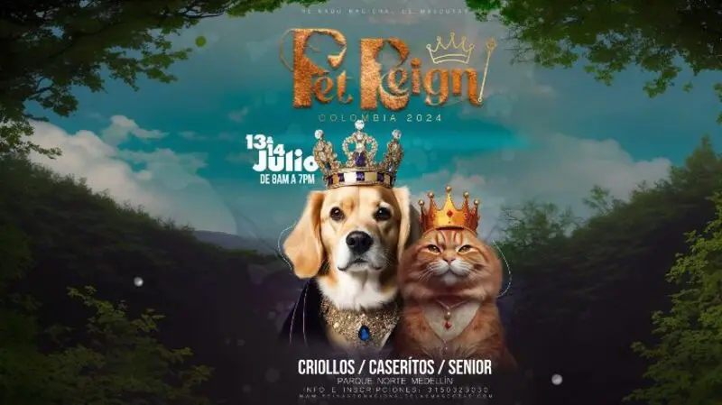 1re Reinado Nacional de Mascotas 'Pet Reign' Llega al Parque Norte en Medellín