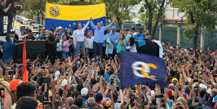 Liberan a los cuatro detenidos tras acto político de María Corina y Edmundo González