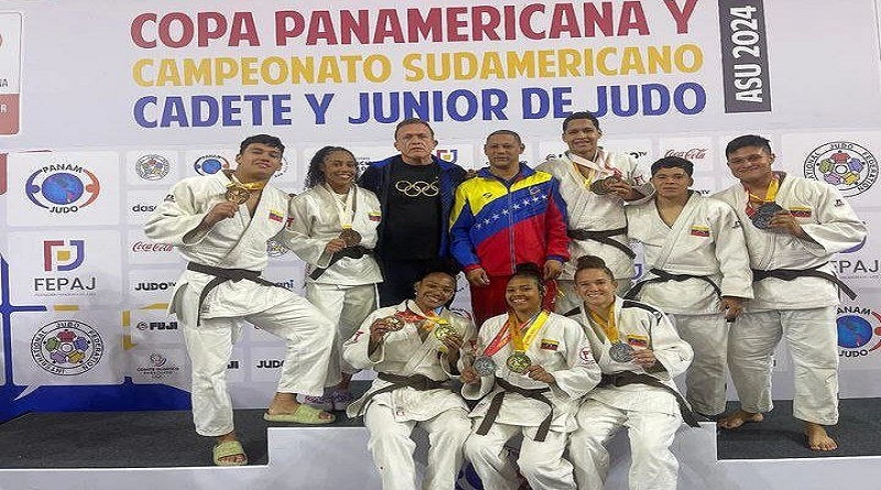 Judocas venezolanos escalan el podio en Paraguay rumbo a los Panamericanos Junior 2025