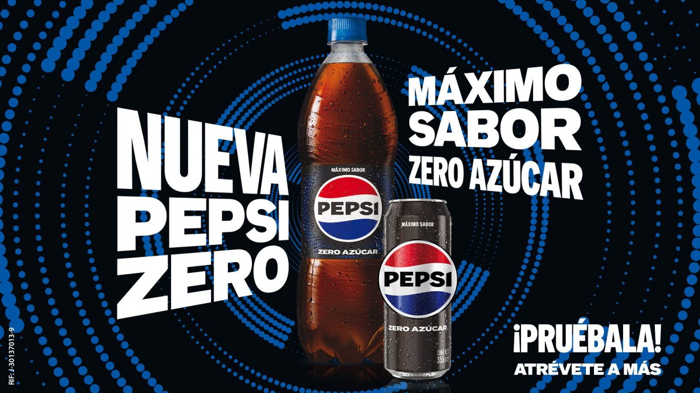 Ya llegó a Venezuela el máximo sabor de Pepsi Zero